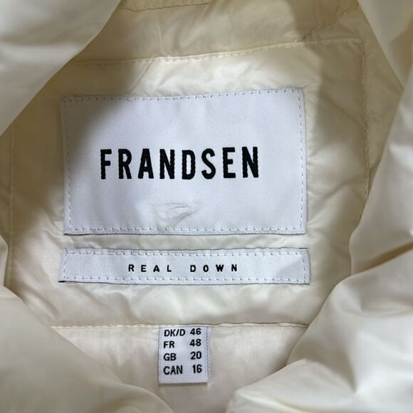 FRANDSEN JENSINE  DOWN VEST. IVORY WHITE - Picture 6 of 9